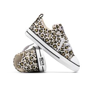 Converse Toddler Street Low Cheetah Sneakers